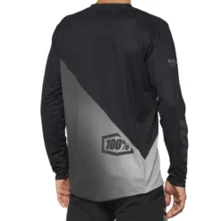 100 Percent R-Core X Men's Long Sleeve Jersey - Black/Grey -Sportfu Bike Gear Shop 40000 00000 2