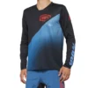 100 Percent R-Core X Men's Long Sleeve Jersey - Black/Grey