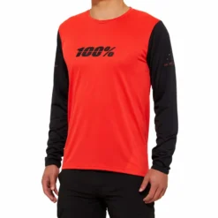 100 Ridecamp Men's Long Sleeve Jersey - Black/Charcoal