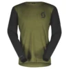 Scott Trail Vertic Men's Long Sleeve Jersey - Fir Green/Black