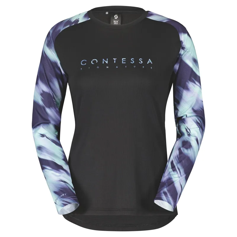 Scott Trail Contessa Signature Women's Long Sleeve Jersey - Black 1 Scott Trail Contessa Signature Women's Long Sleeve Jersey - Black