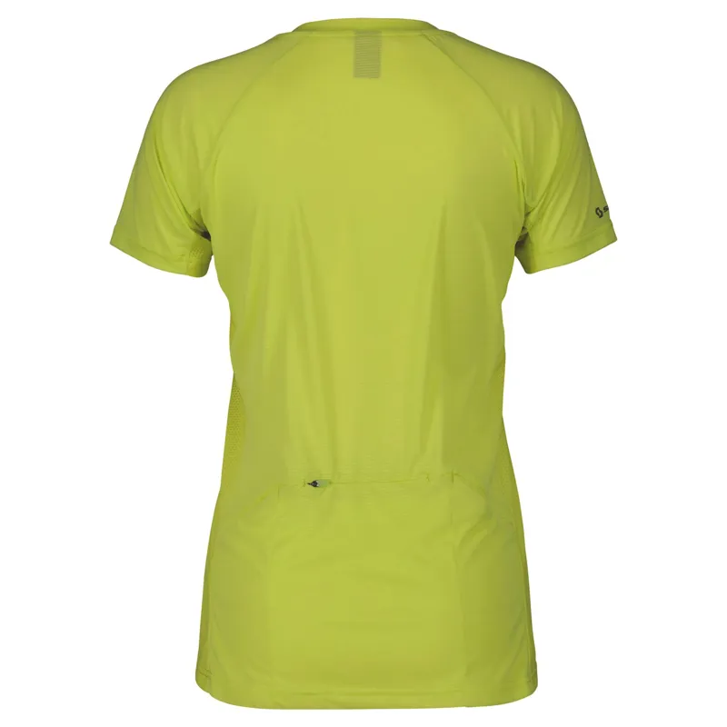 Scott Trail Flow Pro Women's Short Sleeve Jersey - Bitter Yellow 5 Scott Trail Flow Pro Women's Short Sleeve Jersey - Bitter Yellow - Image 5
