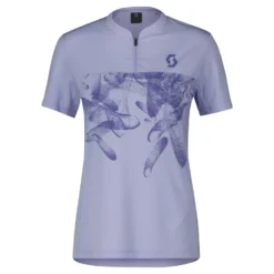 Scott Trail Flow Zip Women's Short Sleeve Jersey - Metal Blue/Dark Blue 8 Scott Trail Flow Zip Women's Short Sleeve Jersey - Metal Blue/Dark Blue -Sportfu Bike Gear Shop 4031177519 1