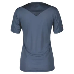 Scott Trail Flow Women's Short Sleeve Jersey - Metal Blue/Dark Blue