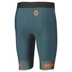 Scott RC Pro Men's Lycra Shorts - Aruba Green/Braze Orange -Sportfu Bike Gear Shop 4031287549A