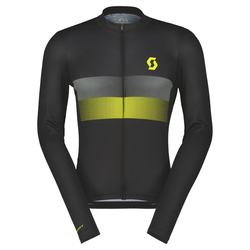 Scott RC Team 10 Men's Long Sleeve Jersey - Black/Dark Grey 4 Scott RC Team 10 Men's Long Sleeve Jersey - Black/Dark Grey - Image 4