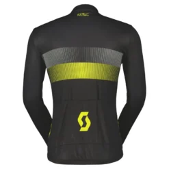 Scott RC Team 10 Men's Long Sleeve Jersey - Black/Sulphur Yellow