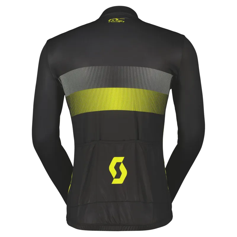 Scott RC Team 10 Men's Long Sleeve Jersey - Black/Sulphur Yellow 1 Scott RC Team 10 Men's Long Sleeve Jersey - Black/Sulphur Yellow