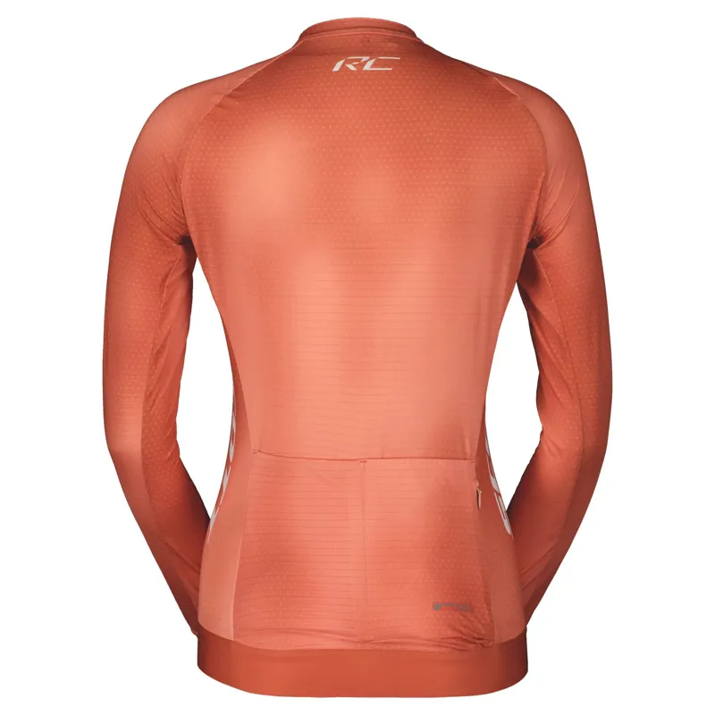 Scott RC Pro Women's Long Sleeve Jersey - Rose Beige/Braze Orange 1 Scott RC Pro Women's Long Sleeve Jersey - Rose Beige/Braze Orange