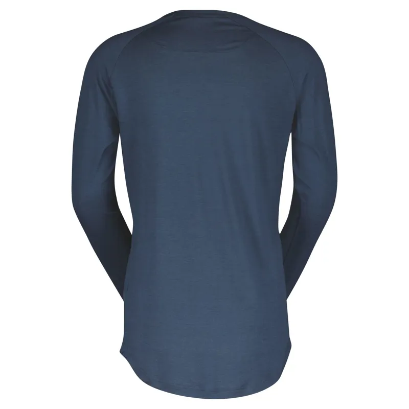 Scott Defined Merino Men's Long Sleeve Jersey - Metal Blue 3 Scott Defined Merino Men's Long Sleeve Jersey - Metal Blue - Image 3