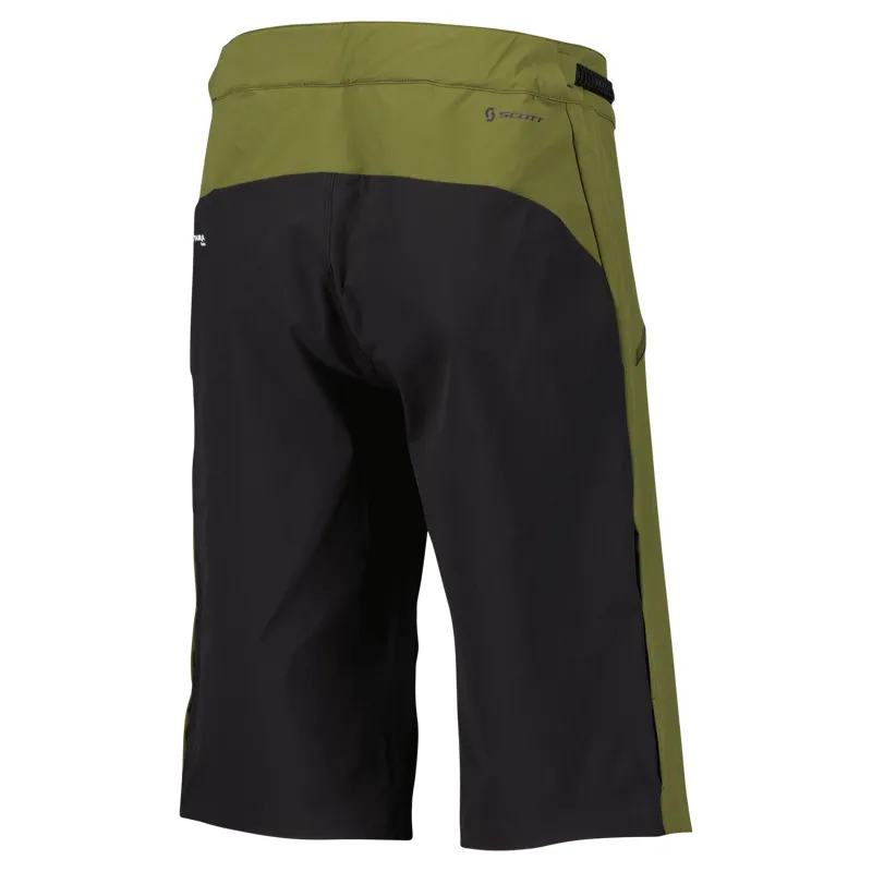 Scott Trail Vertic Pro Men's Baggy Shorts - Fir Green 2 Scott Trail Vertic Pro Men's Baggy Shorts - Fir Green - Image 2