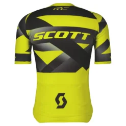 Scott RC Premium Climber Men's Short Sleeve Jersey - Sulphur Yellow/Black -Sportfu Bike Gear Shop 4038805083A