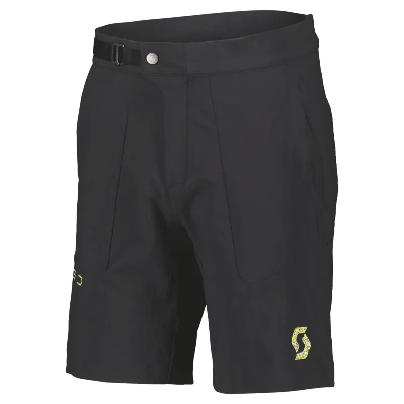 Scott Gravel Tuned Men's Baggy Shorts - Black 1 Scott Gravel Tuned Men's Baggy Shorts - Black