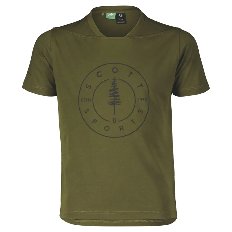 Scott Trail Flow 10 DRI Junior Short Sleeve Jersey - Braze Orange 1 Scott Trail Flow 10 DRI Junior Short Sleeve Jersey - Braze Orange