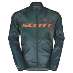 Scott RC Pro WB Junior Jacket - Aruba Green/Braze Orange -Sportfu Bike Gear Shop 4039687549