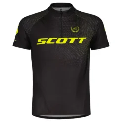 Scott RC Pro Junior Short Sleeve Jersey - Black/Sulphur Yellow -Sportfu Bike Gear Shop 4039695024 3