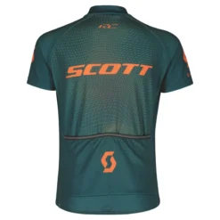 Scott RC Pro Junior Short Sleeve Jersey - Aruba Green/Braze Orange -Sportfu Bike Gear Shop 4039697549A