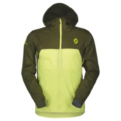 Scott Explorair Light WB Men's Jacket - Fir Green/Bitter Yellow