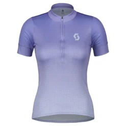 Scott Endurance 15 Women's Short Sleeve Jersey - Bitter Yellow/Dream Blue