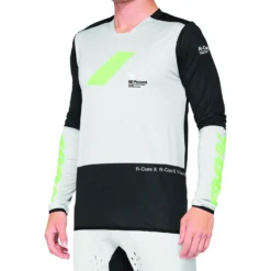 100 Percent R-Core X Long Sleeve Jersey - Charcoal/Black