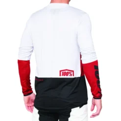 100 Percent R-Core X Long Sleeve Jersey - Cherry/Black -Sportfu Bike Gear Shop 41002 419 2