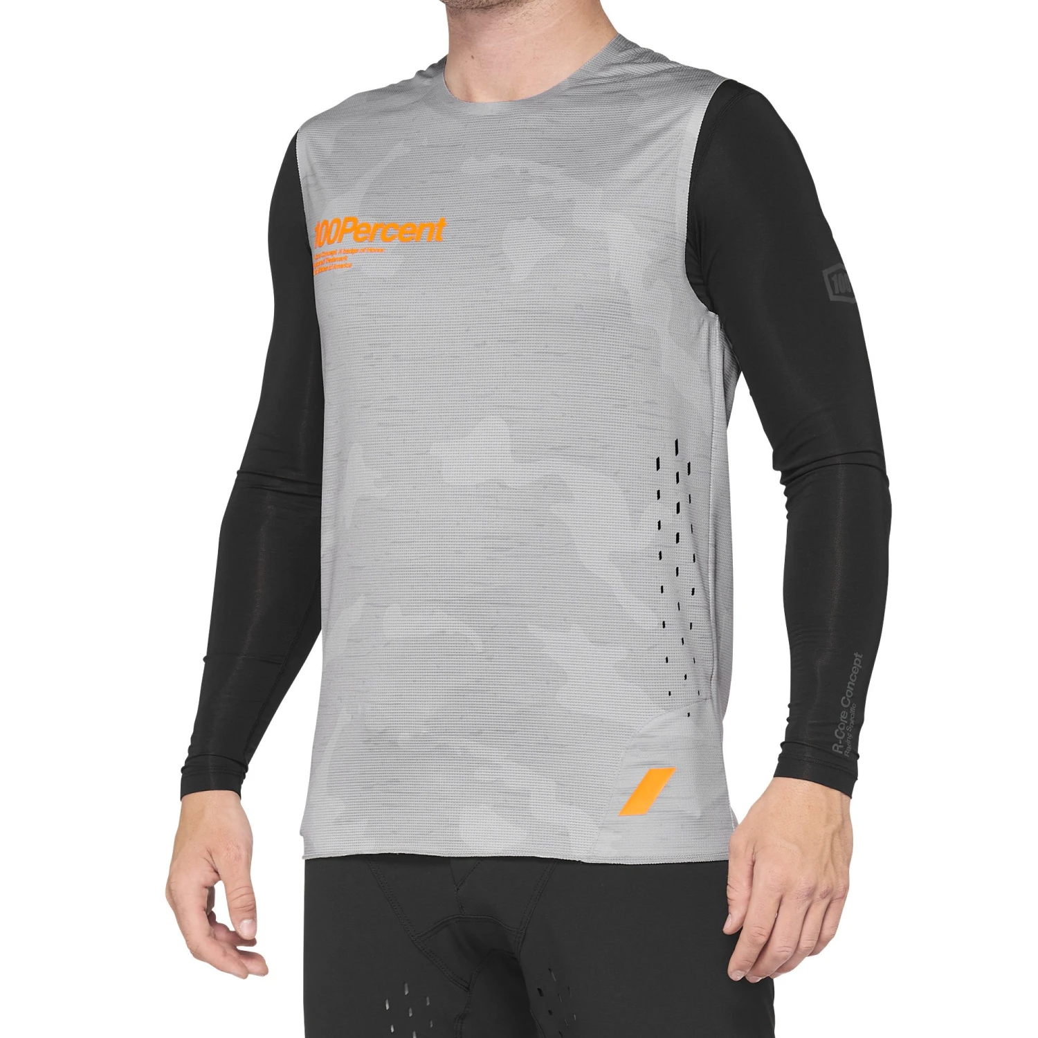 100 Percent R-Core Concept Long Sleeve Jersey - Yellow 2 100 Percent R-Core Concept Long Sleeve Jersey - Yellow - Image 2