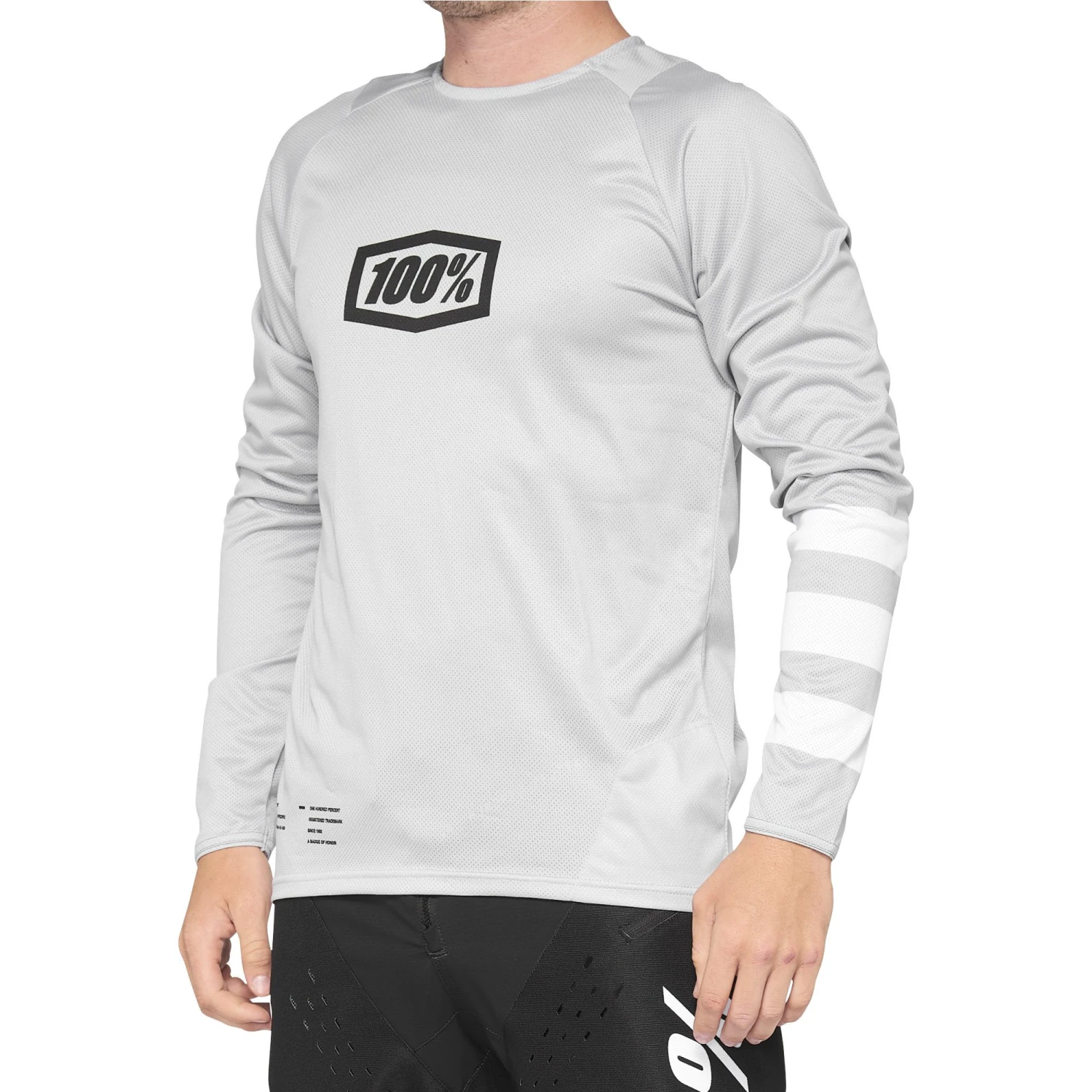 100 Percent R-Core Long Sleeve Jersey - Black/Yellow 1 100 Percent R-Core Long Sleeve Jersey - Black/Yellow
