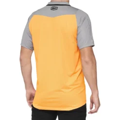 100 Percent Celium Short Sleeve Jersey - Orange/Grey -Sportfu Bike Gear Shop 41204 424 2