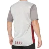 100 Percent Airmatic Short Sleeve Jersey - Steel Cherry/Grey