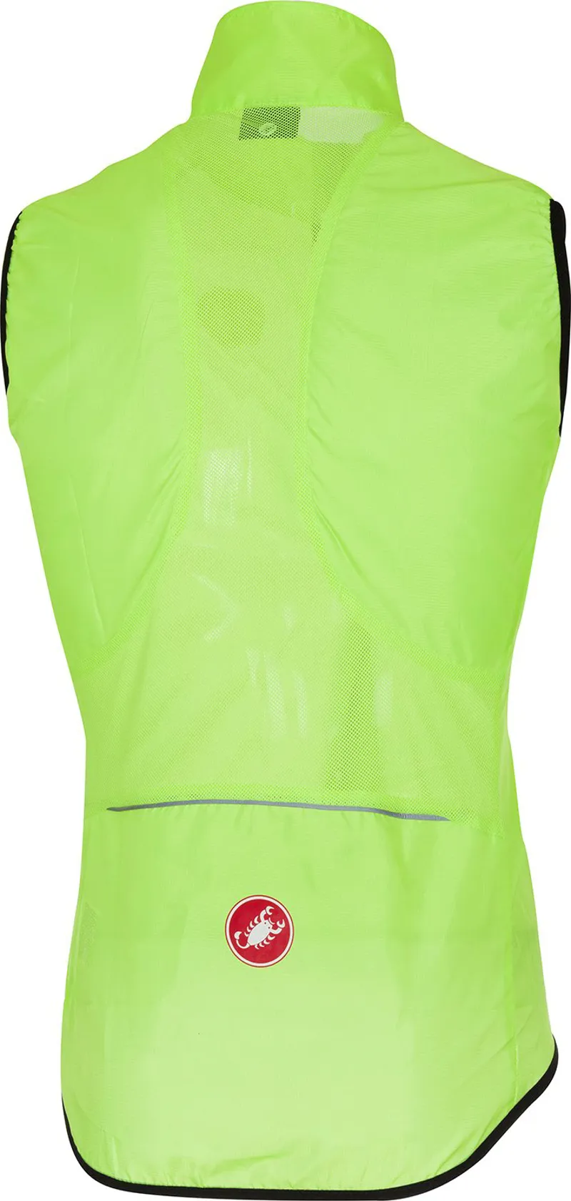 Castelli Squadra Windproof Vest - Yellow Fluo 2 Castelli Squadra Windproof Vest - Yellow Fluo - Image 2