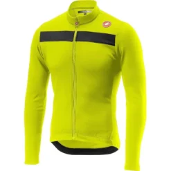 Castelli Puro 3 Thermal Men's Long Sleeve Jersey - Yellow Fluo 13 Castelli Puro 3 Thermal Men's Long Sleeve Jersey - Yellow Fluo -Sportfu Bike Gear Shop 4518511 032