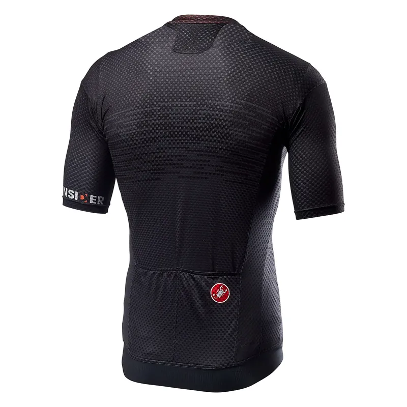 Castelli Insider Men's Short Sleeve Jersey - Light Black 3 Castelli Insider Men's Short Sleeve Jersey - Light Black - Image 3
