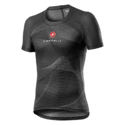 Castelli Pro Mesh Short Sleeve Base Layer - Silver Grey -Sportfu Bike Gear Shop 452002820p 085 01 1400wx1400h 1