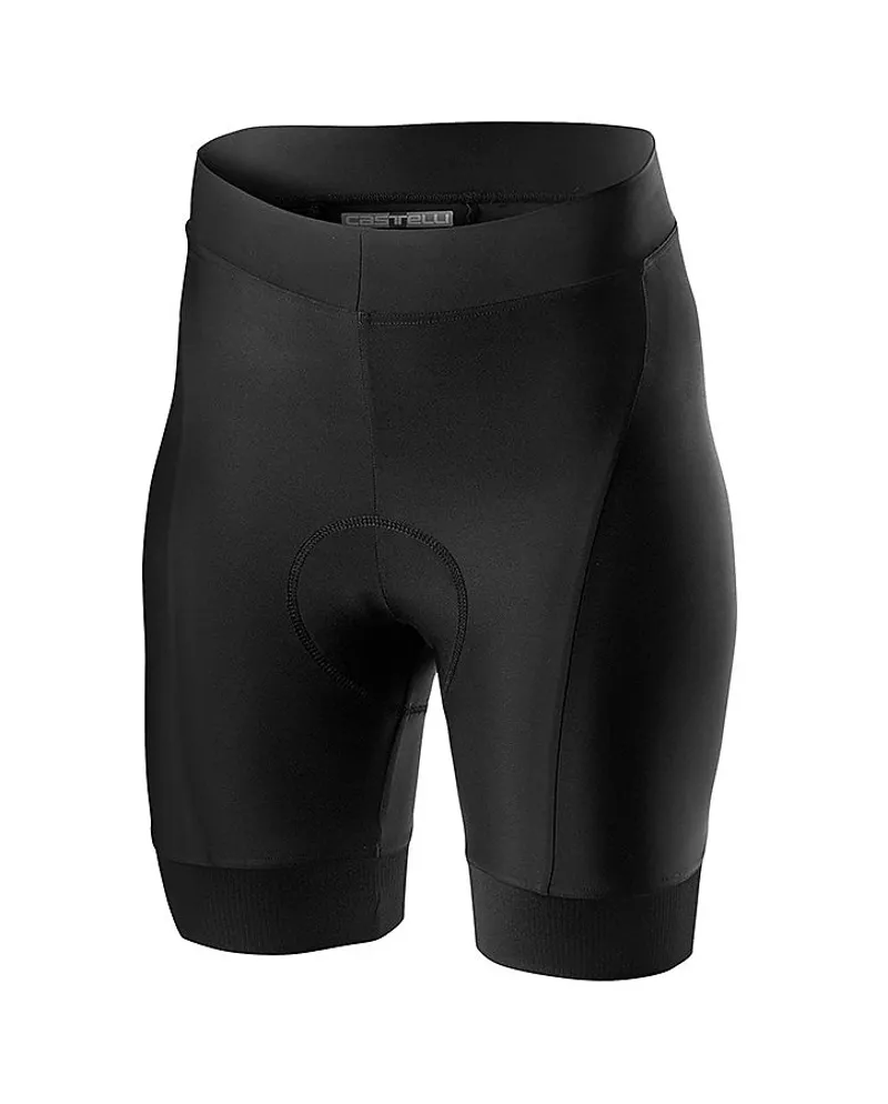 Castelli Prima Womens Lycra Shorts - Black/Red 1 Castelli Prima Womens Lycra Shorts - Black/Red