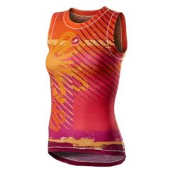 Castelli Pro Mesh Womens Sleeveless Base Layer - Orange Flower 7 Castelli Pro Mesh Womens Sleeveless Base Layer - Orange Flower -Sportfu Bike Gear Shop 452007920p 997 01 1400wx1400h
