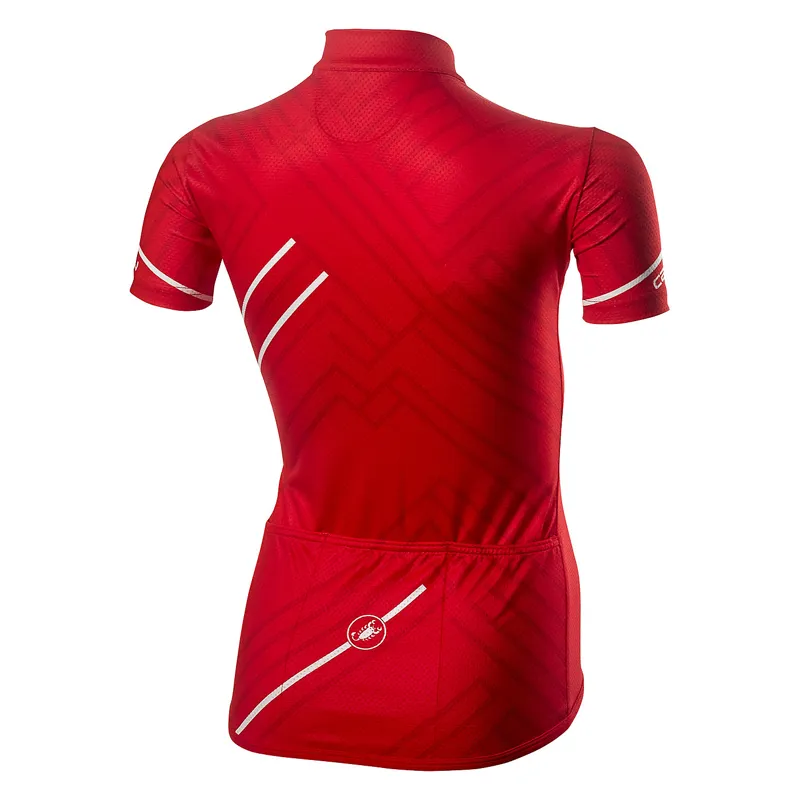 Castelli Campioncino Kids Short Sleeve Jersey - Red 2 Castelli Campioncino Kids Short Sleeve Jersey - Red - Image 2