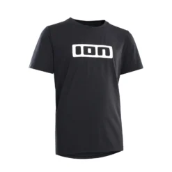 ION Logo DR Short Sleeve Youth MTB Jersey - Cobalt Reef