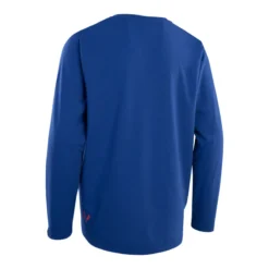 ION Logo DR Long Sleeve Youth MTB Jersey - Storm Blue