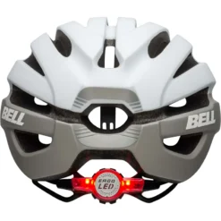 Bell Avenue Led Road Helmet - Matte/Gloss White/Grey -Sportfu Bike Gear Shop 5 89
