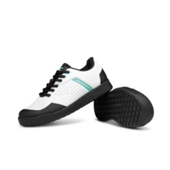 Ride Concepts Hellion Elite Women's Flat MTB Shoes - White/Aqua
