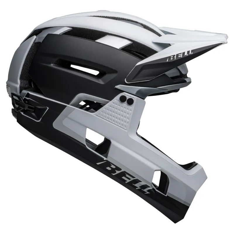 Bell Super Air R MIPS Full Face Helmet - Matt Black/White 12 Bell Super Air R MIPS Full Face Helmet - Matt Black/White - Image 12