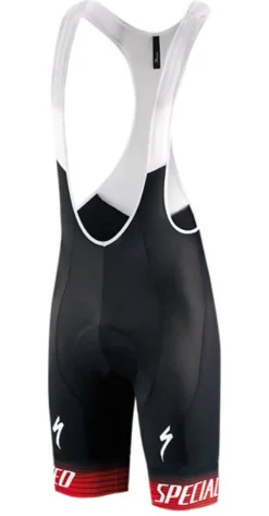 Specialized RBX Comp Logo Team Bib Shorts - Black/Rocket Red