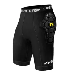 G-Form EX-1 Men's Protective Liner Shorts - Black/Yellow