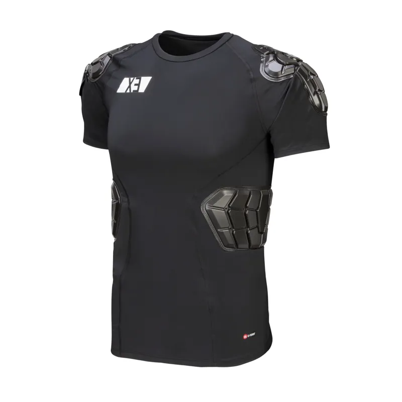 G-Form Pro-X3 Youth Short Sleeve Protective Shirt - Black 1 G-Form Pro-X3 Youth Short Sleeve Protective Shirt - Black