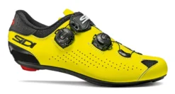 Sidi Genius 10 Road Shoes - Black/Yellow Fluo