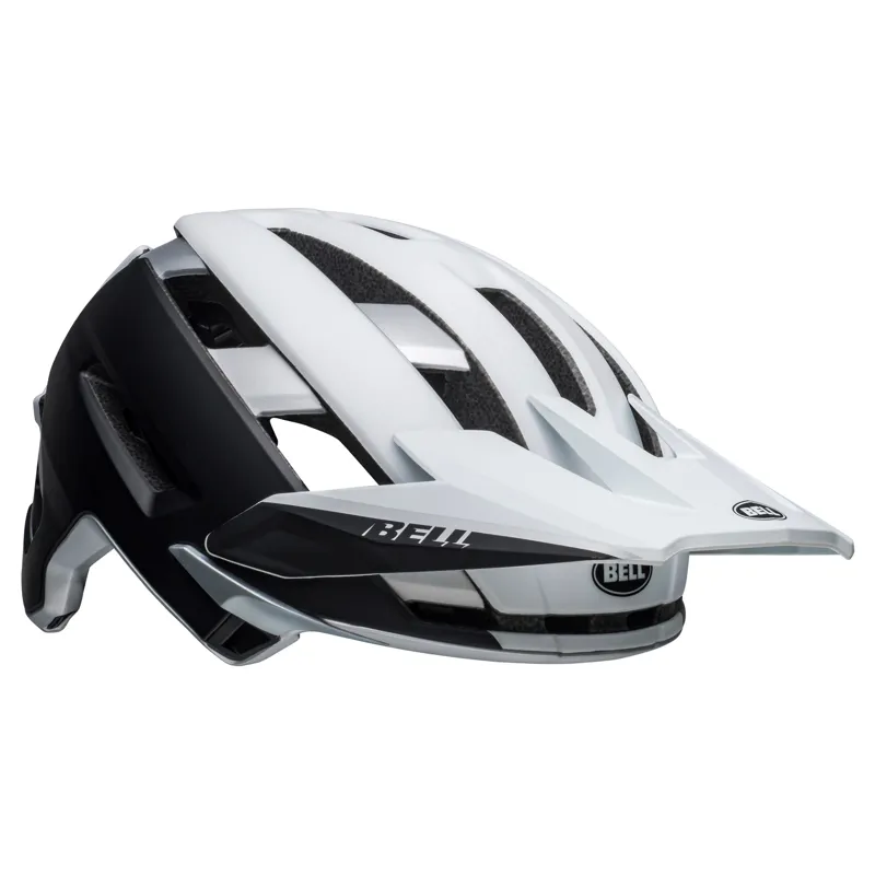 Bell Super Air R MIPS Full Face Helmet - Matt Black/White 4 Bell Super Air R MIPS Full Face Helmet - Matt Black/White - Image 4