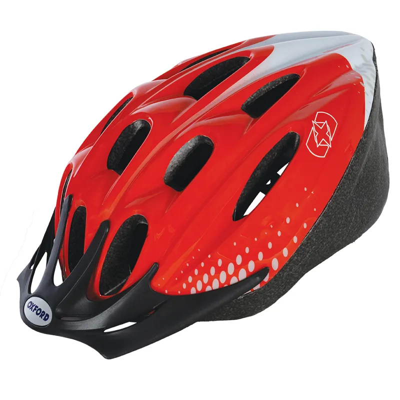 Oxford F15 Hurricane MTB Helmet - Red/White 4 Oxford F15 Hurricane MTB Helmet - Red/White - Image 4
