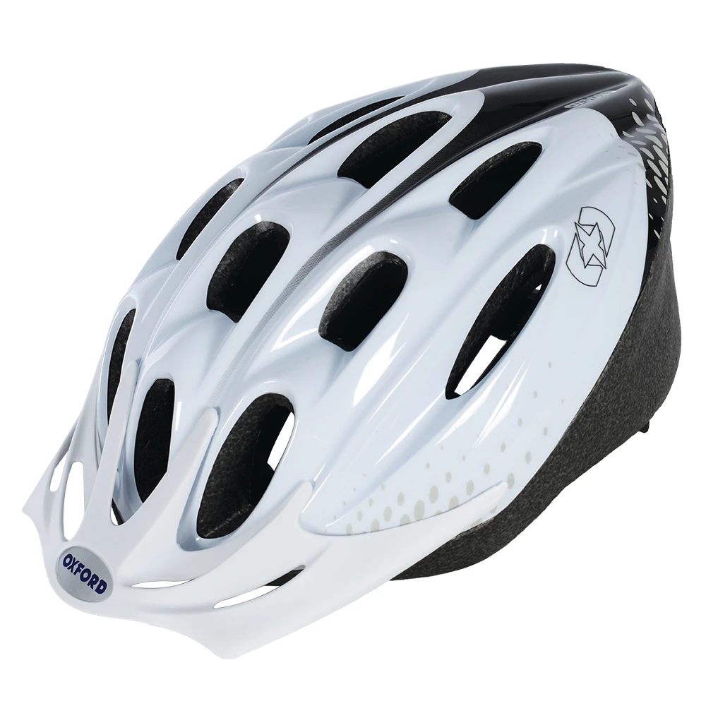 Oxford F15 Hurricane MTB Helmet - Black/White 4 Oxford F15 Hurricane MTB Helmet - Black/White - Image 4