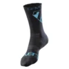7idp Crew Socks - Black/Cyan