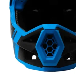 7idp Project 23 Carbon Full Face Helmet - Raw Carbon/Electric Blue -Sportfu Bike Gear Shop 7710 53 Four